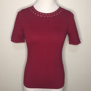 BNWT White House Black Market Red Top in XXSP